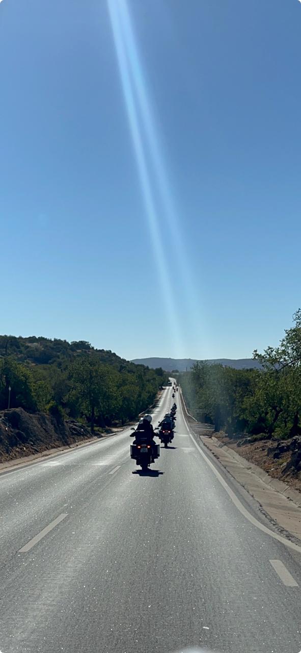viagem de moto na Europa